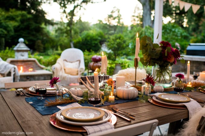 autumn harvest table