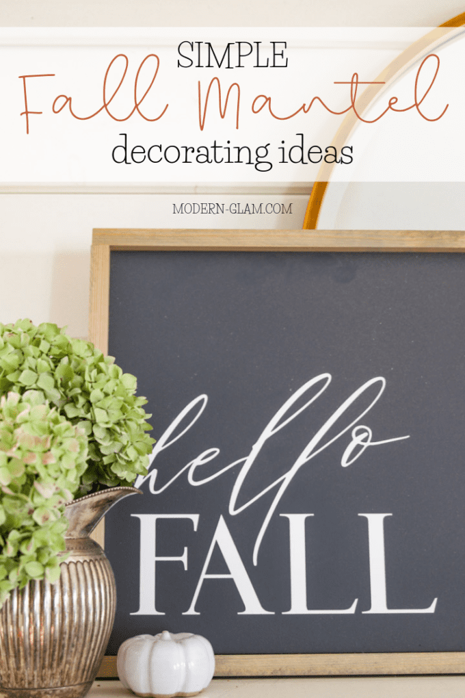 how to decorate your mantel for fall