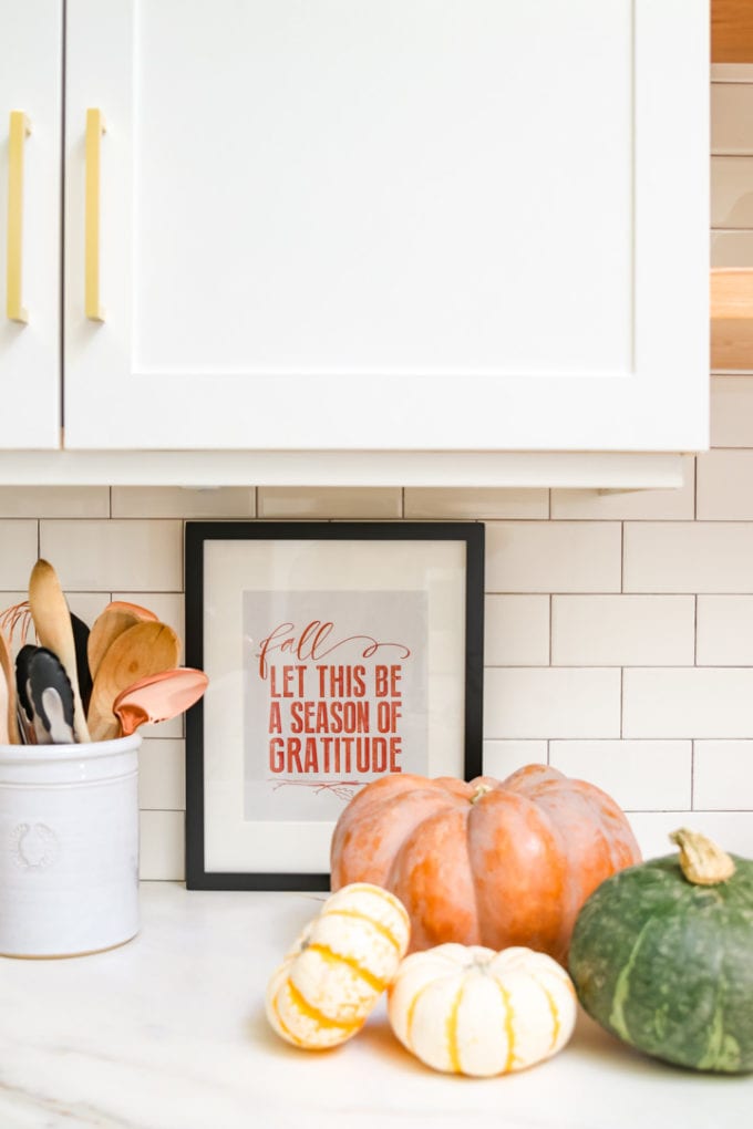 My Cozy Fall Kitchen Home Tour - Modern Glam - Interiors