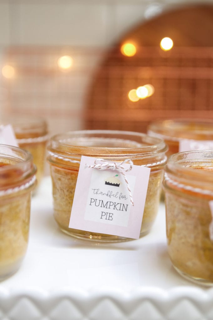 mason jar pumpkin pie recipe