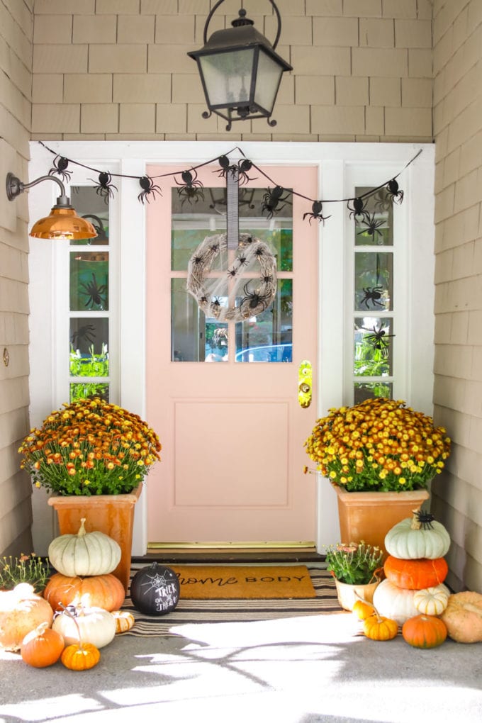 Halloween front porch decorations