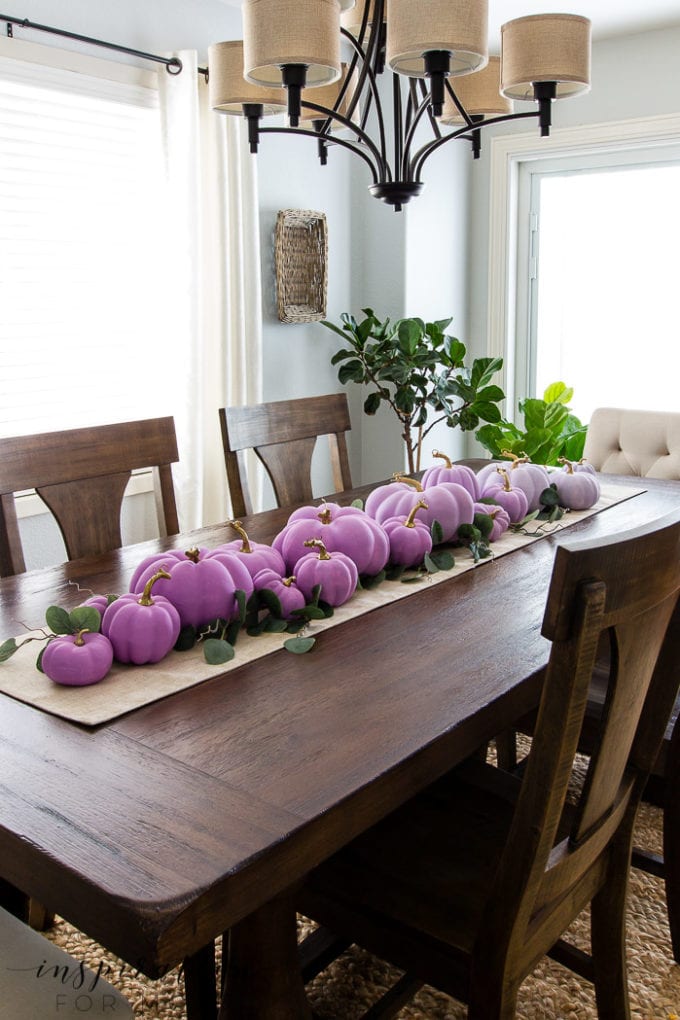 ombre painted pumpkins