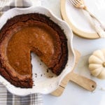 gingersnap pumpkin pie