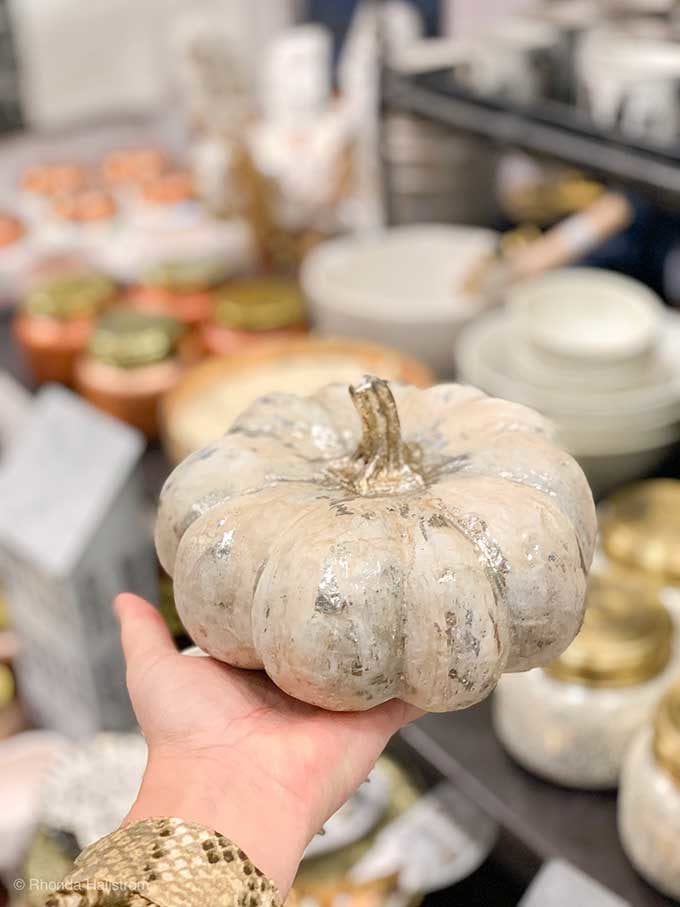 how to gold gilt a pumpkin