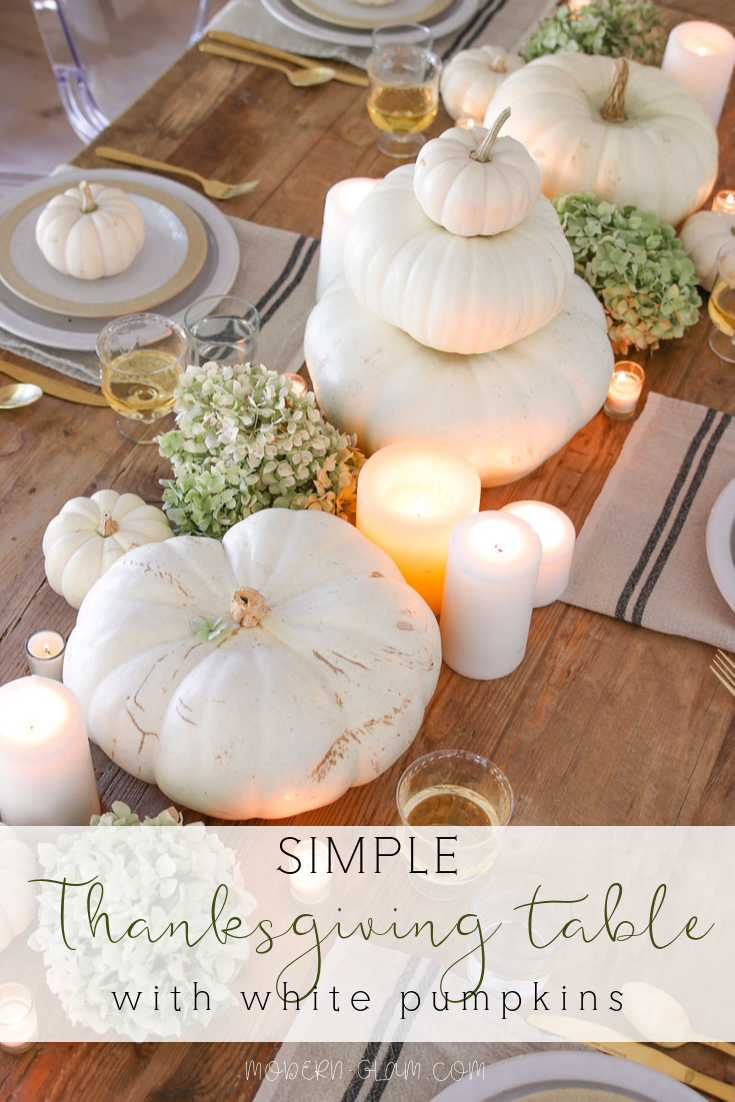 simple thanksgiving table decor ideas