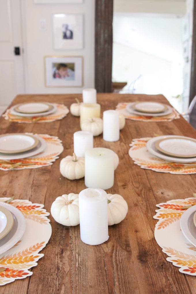 how to make a thanksgiving table runner