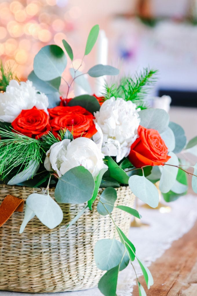 festive christmas centerpiece