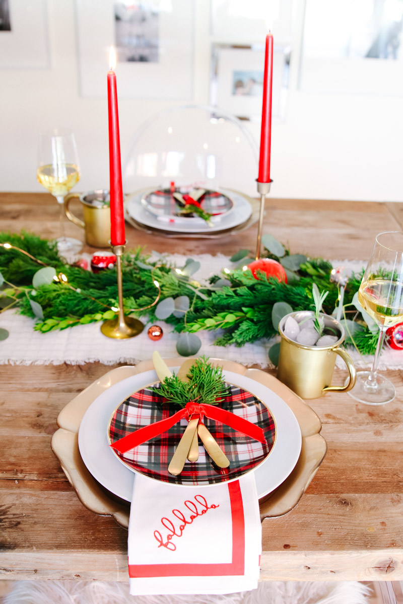 holiday table setting ideas
