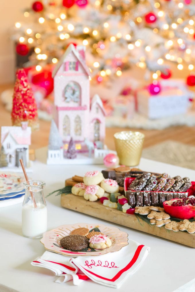 candy cane thumbprint cookies