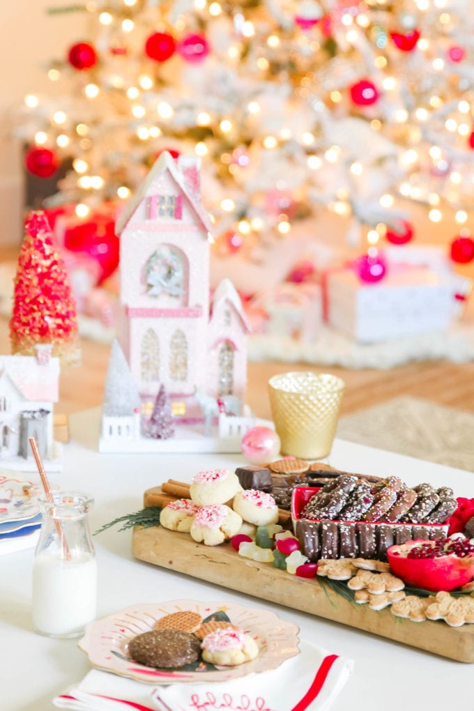 christmas cookie dessert platter