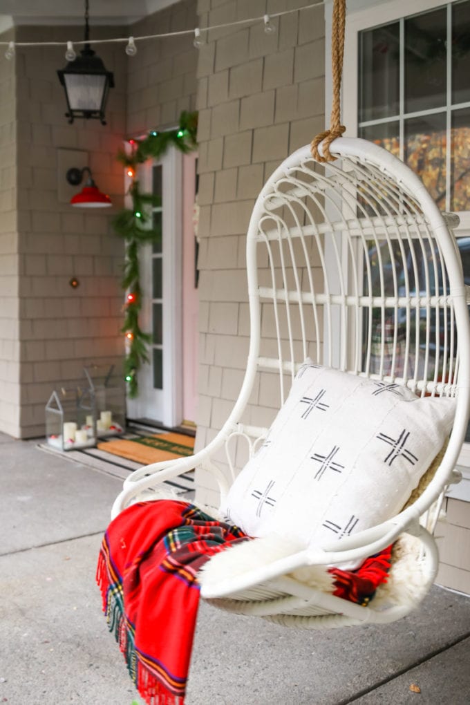 farmhouse Christmas porch