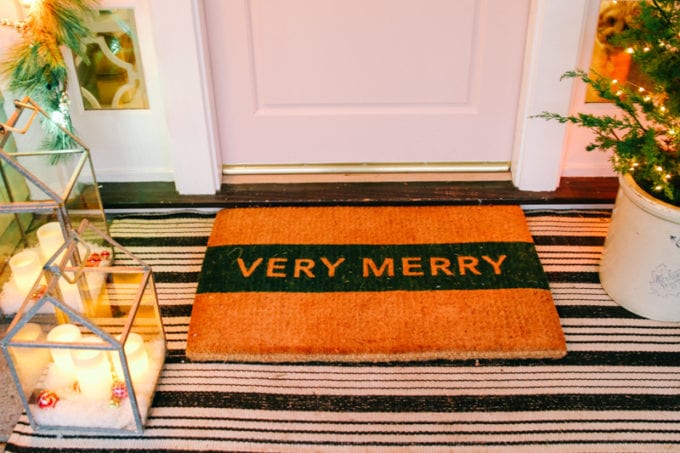 christmas doormat