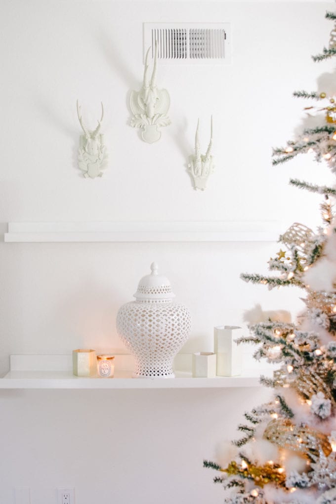 winter white decorating after christmas