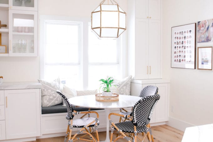 kitchen with dining nook