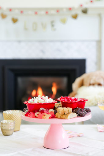 valentine sweet charcuterie board