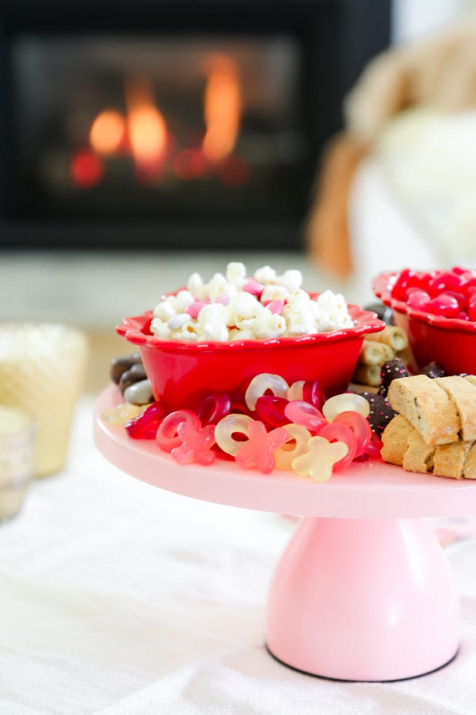 valentine's day dessert board