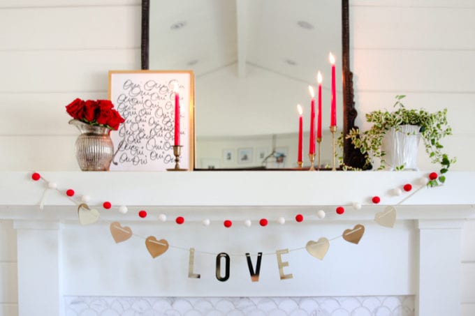 valentine's day garland