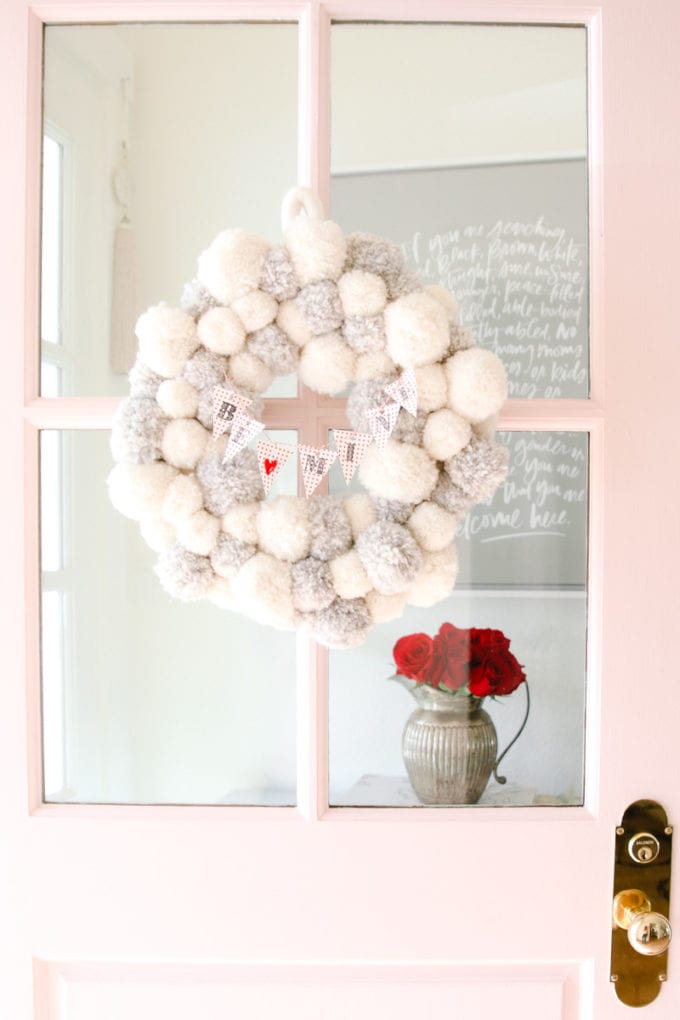 valentine's day porch decor