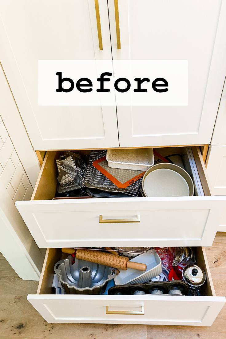 How To Organize Kitchen Drawers - Modern Glam - Interiors