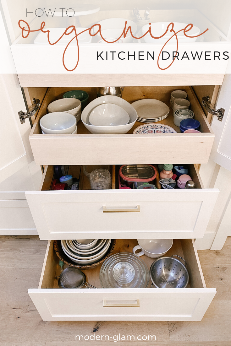 How To Organize Kitchen Drawers Modern Glam Interiors