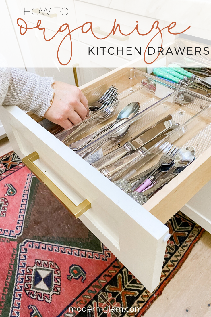 how to organize kitchen drawers