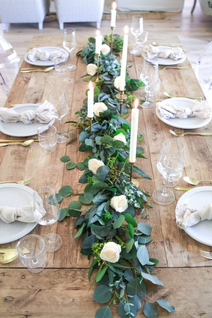 romantic spring table