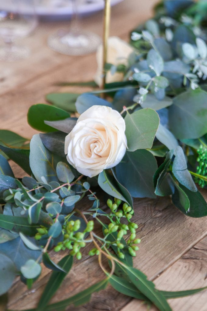 DIY eucalyptus garland 