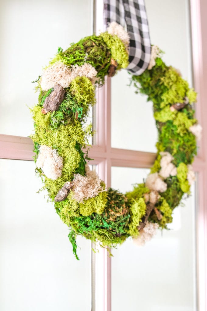 Modern Spring Wreath tutorial