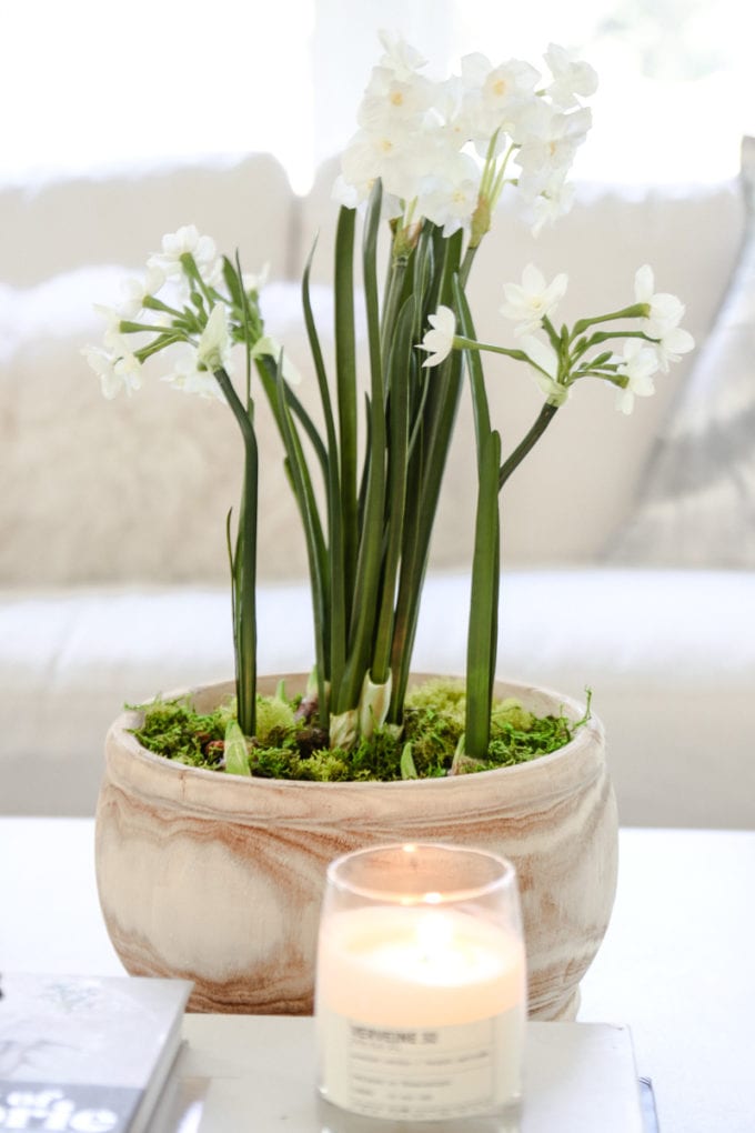 how to make a faux flower arrangement