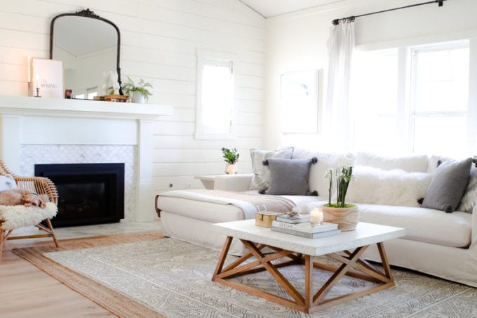 Spring coffee table styling ideas