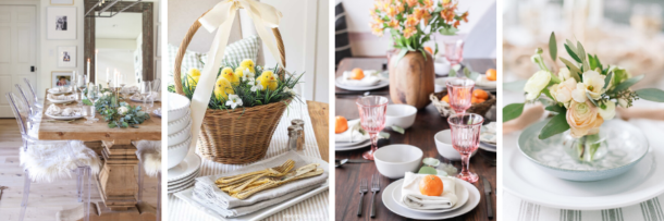 Simple And Romantic Spring Table - Modern Glam