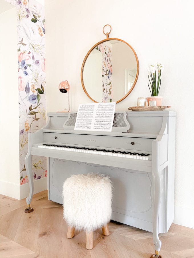 painted piano