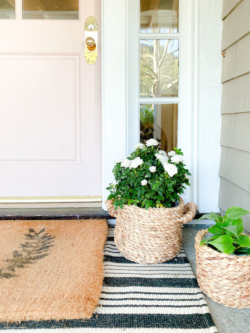 Easy Front Porch Decorating Ideas for Spring and Summer - Modern Glam