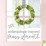 how to make a moss wreath