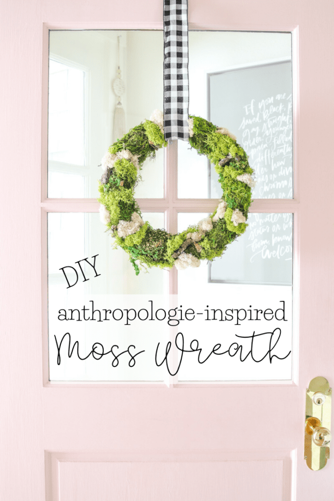 how to make a moss wreath