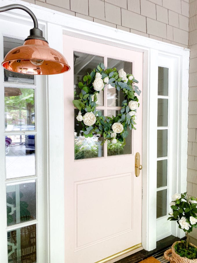 Rose and Eucalyptus Wreath