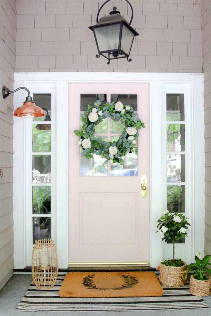 Front Porch Decorating Ideas: 12 months of Inspiration - Modern Glam