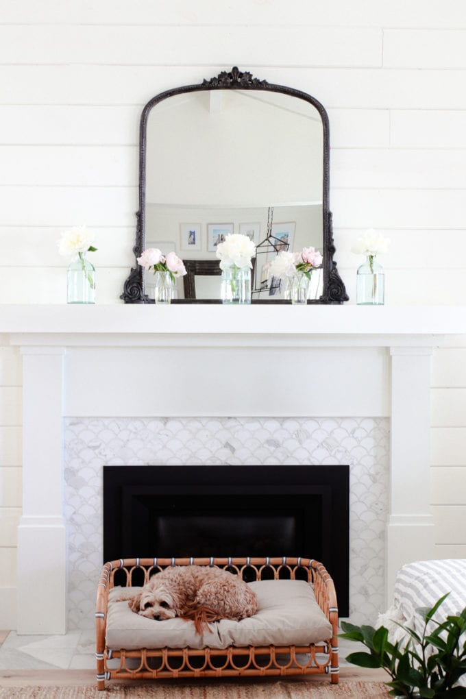 how to decorate your fireplace for summer