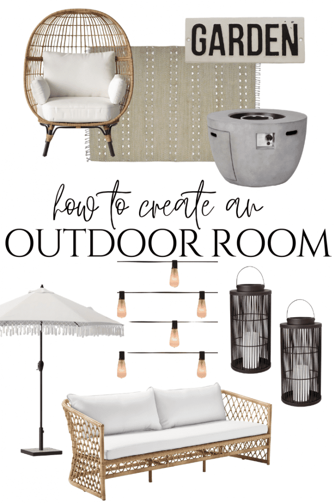 how to make a cozy outdoor room 