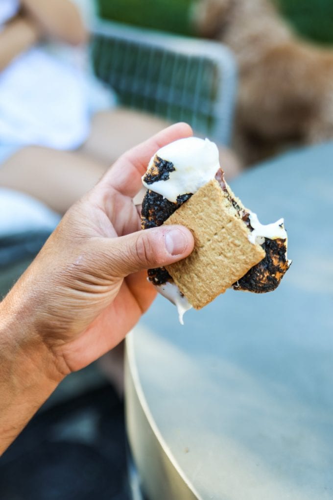 s'mores dessert board