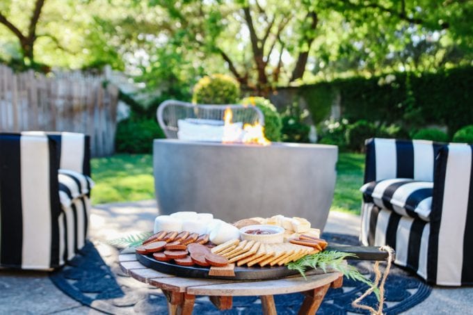 s'mores dessert board