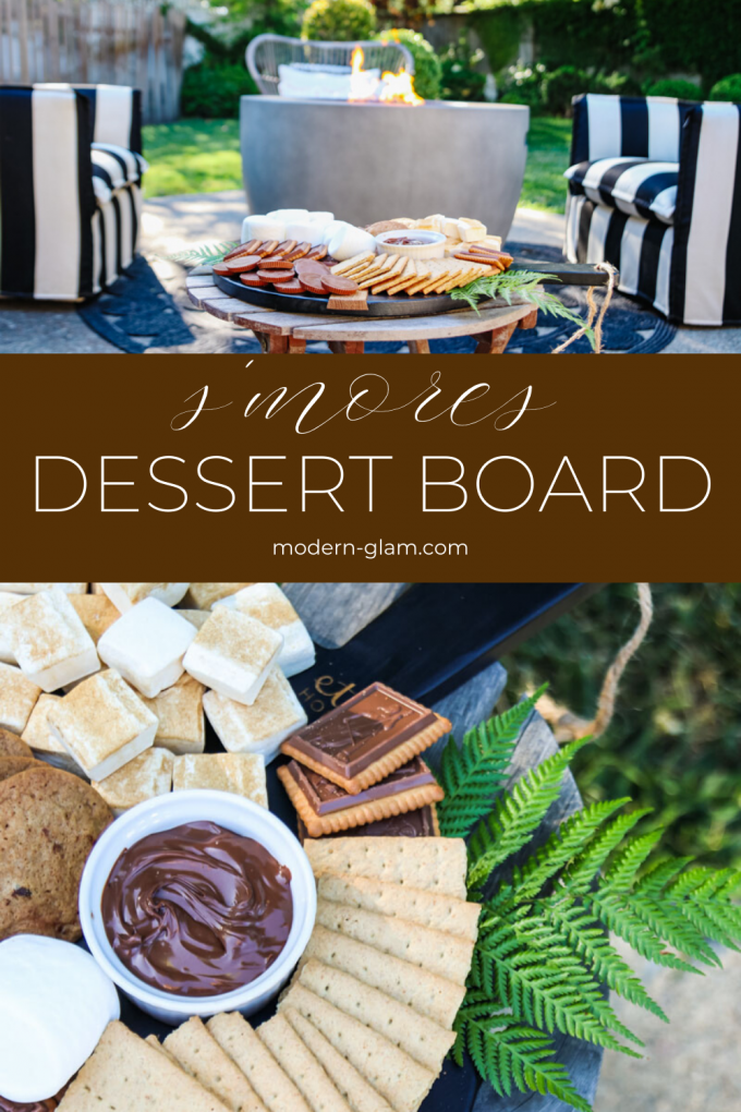 s'mores dessert board