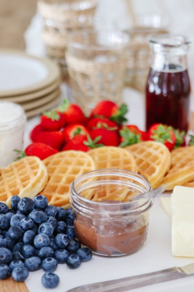 waffle brunch idea