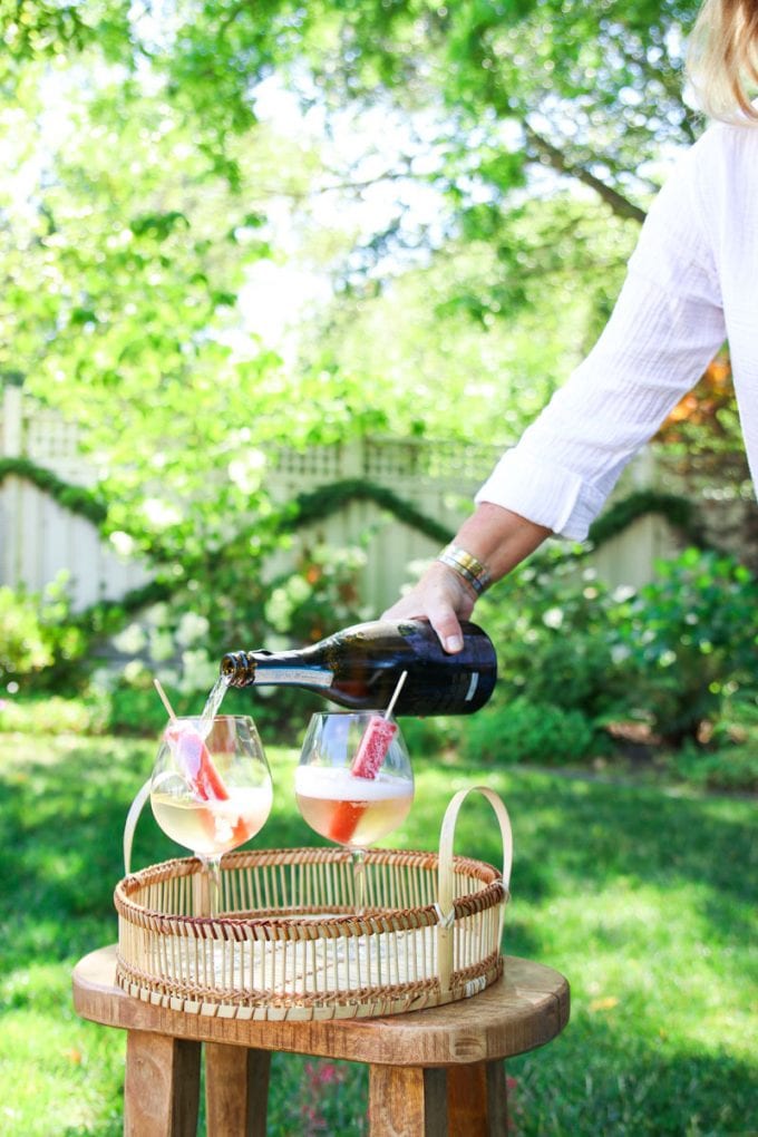 recipe for champagne popsicles