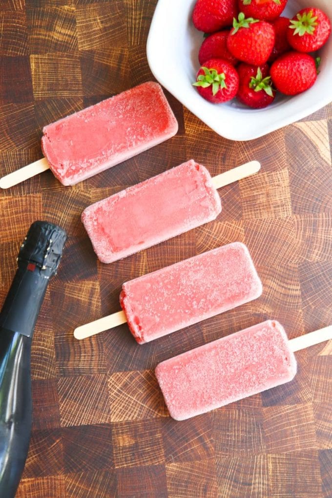 prosecco popsicles