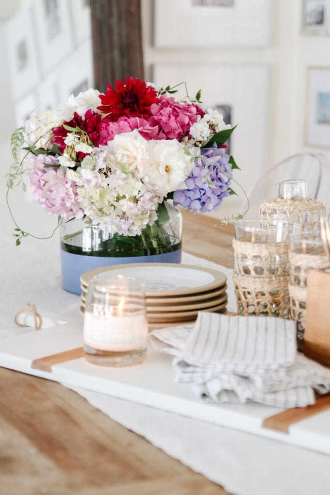 summer flower arrangement