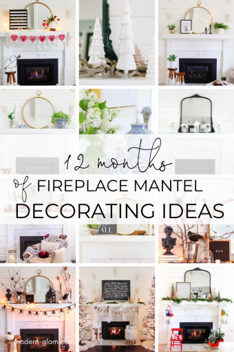 how to decorate your fireplace mantel