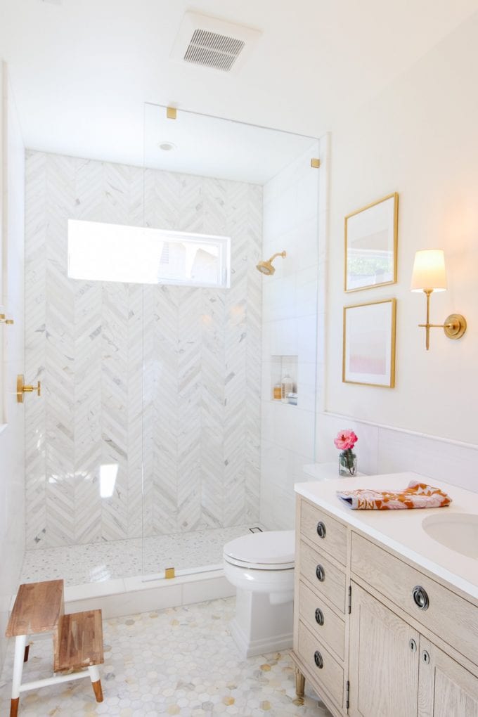 modern marble bathroom remodel