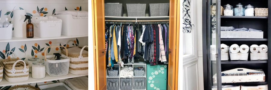 Small Linen Closet Makeover - Sarah Joy