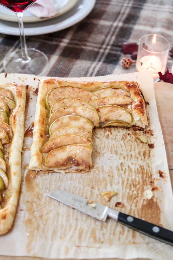 puff pastry apple tart recipe